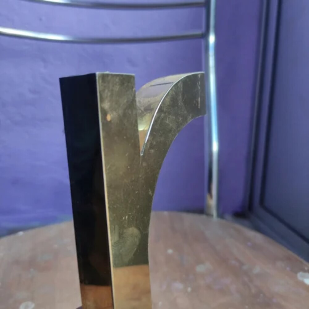 Golden Stainless Steel Letters - Color: Silver