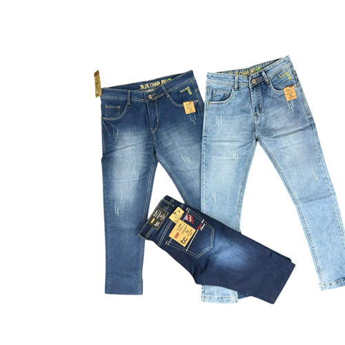 Mens Regular Fit Jeans - Durable Denim Material, Available in Various Colors | Casual Design, Washable for Easy Maintenance