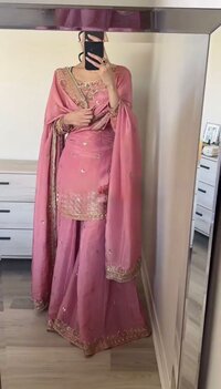 Sharara Set Collection - Bust Size: 44 Inch (in)