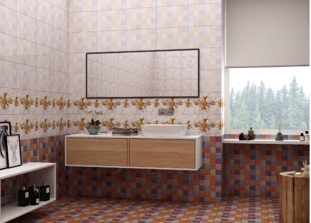 Outdoor Tiles - Color: Cream