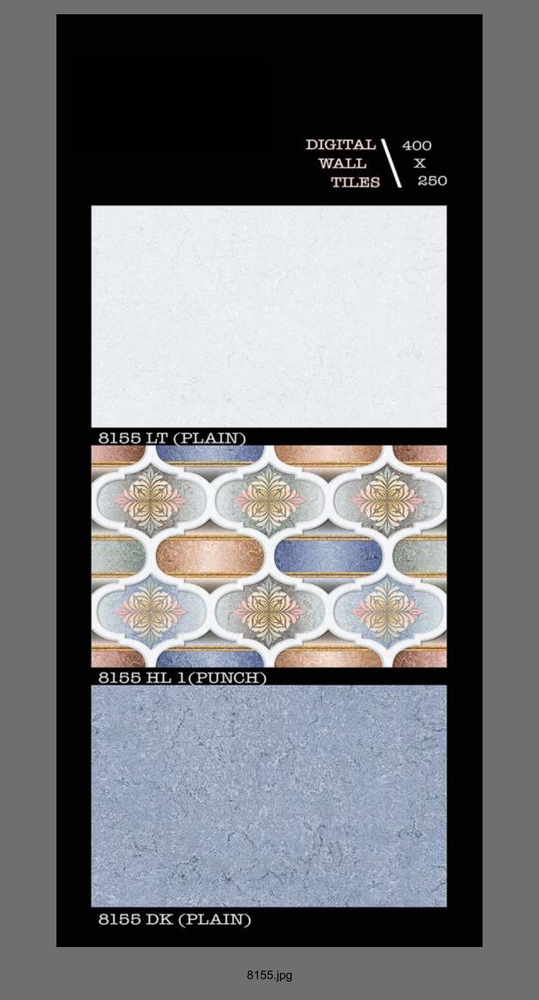 Wall Cladding Tiles - Color: Blue