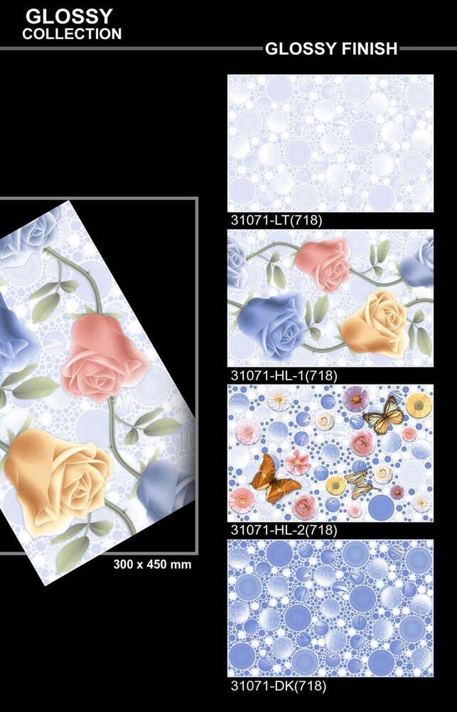 Porcelain floor tiles