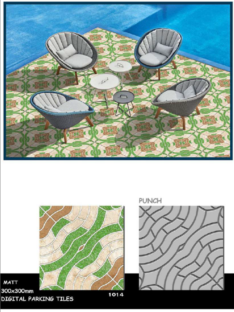 Matte finish tiles