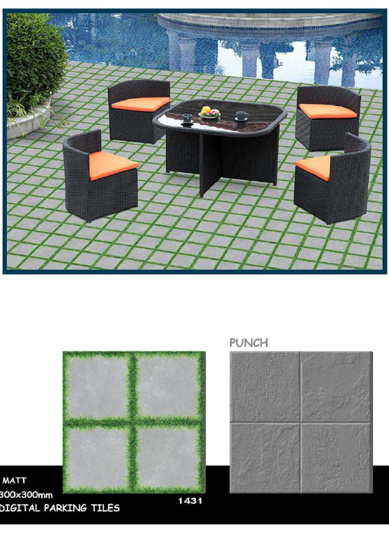 Matte finish tiles