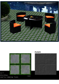 Matte finish tiles