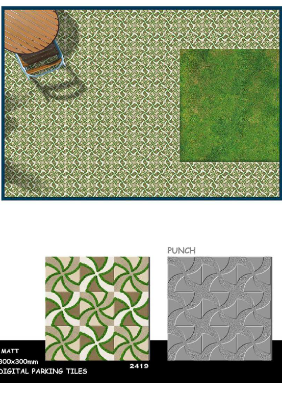 Matte finish tiles