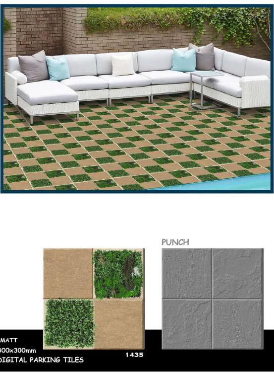 Matte finish tiles