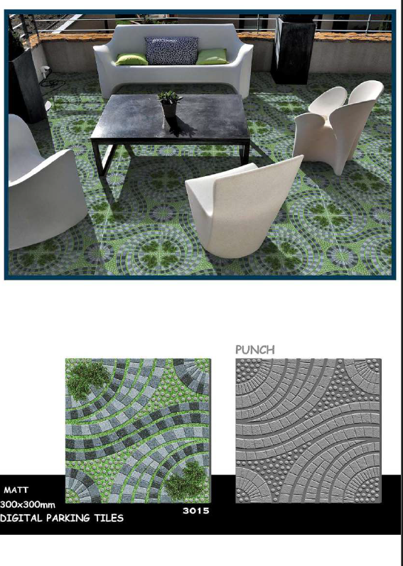 Matte finish tiles
