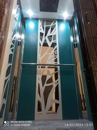 Geared Traction Residential Elevator - Material: Stainless Steel