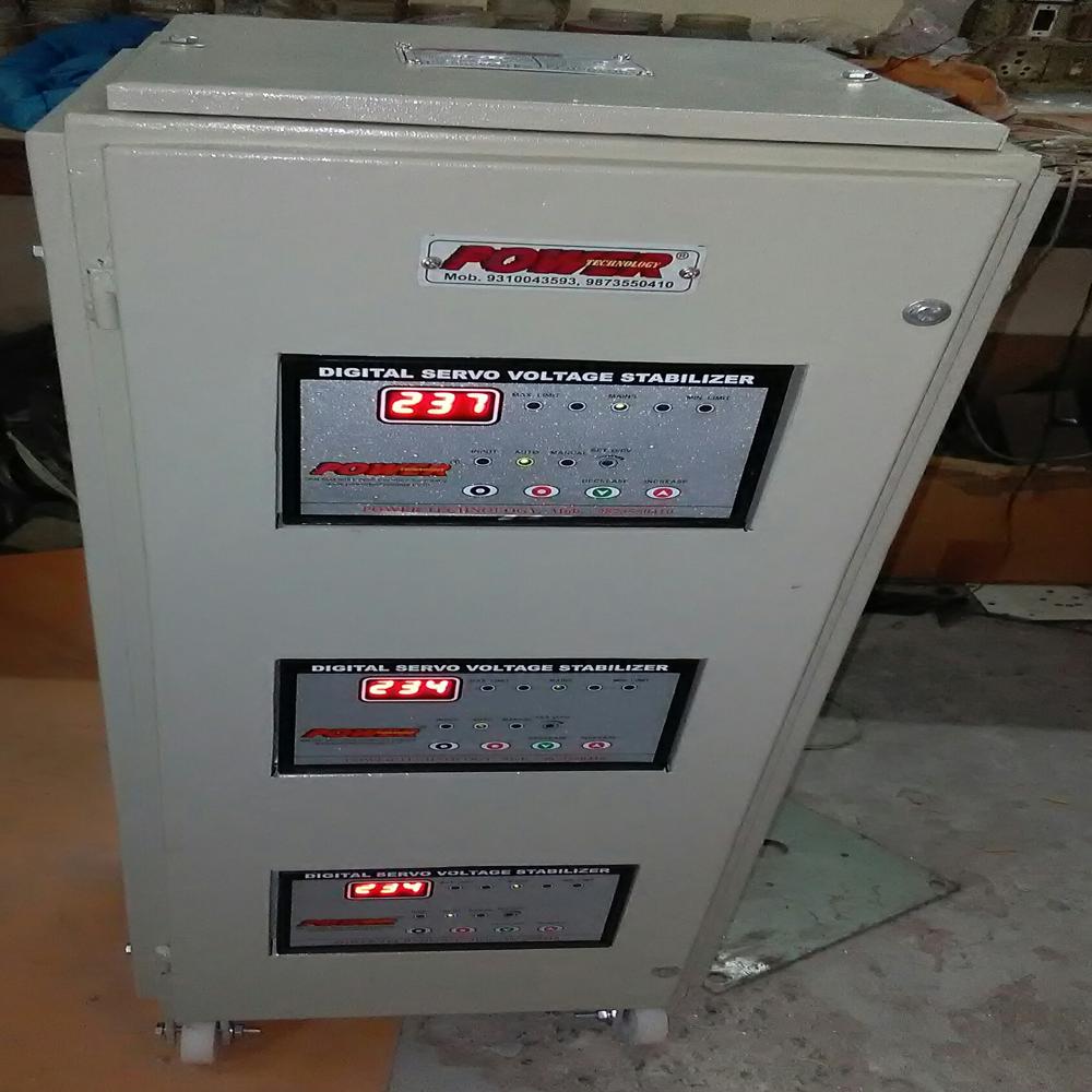 15KVA सर्वो वोल्टेज स्टेबलाइज़र