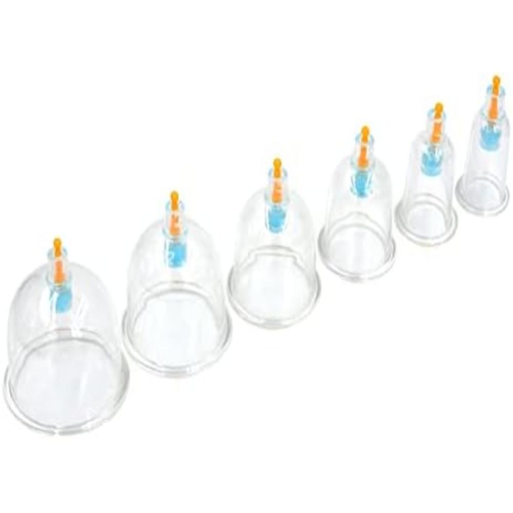  Physio Therapy Acupressure Hijama Loose Cupping Cups Set Vacuum Cans Banks Therapy Massage Suction Cup, 1 Number 10 Pcs