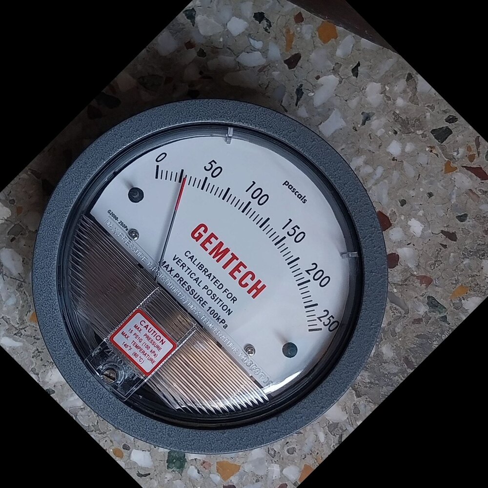 Wholesaler GEMTECH Differential Pressure Gauge From Prem Nagar Hisar