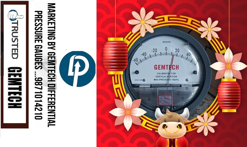 Popular Cities GEMTECH Differential Pressure Gauge Wholesalers - Meerut