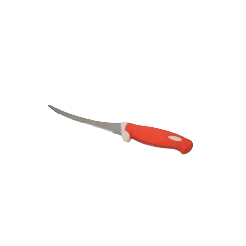 Tomato Plan Knife - Color: Silver And Red