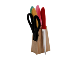 Ce-139 Classic 6 Pcs Knife And Scissor Set - Color: Multi Color