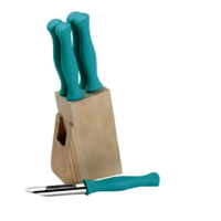 Ce-141 Ultra 6 Pcs Knife Set - Color: Blue