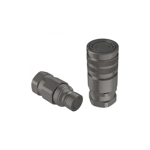 Flat Face Steel Quick Release Coupling - Application: Pneumatic Connections