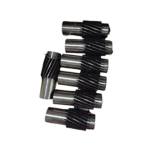 Helical Gear Shaft - Material: Stainless Steel