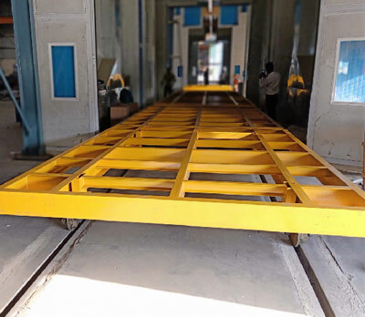 Trolley With Oven And Painting Booth - Attributes: Durable