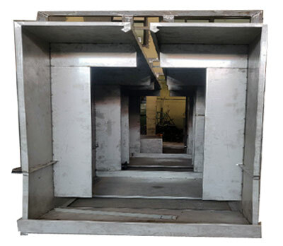 Painting Booth With Conveyor