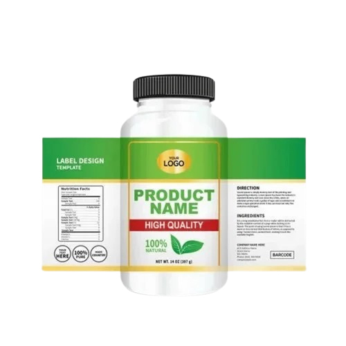 Ayurvedic Lable Sticker