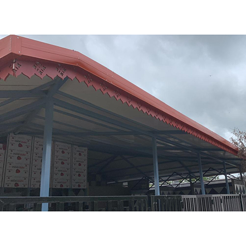 Cafeteria Shed - Color: Red