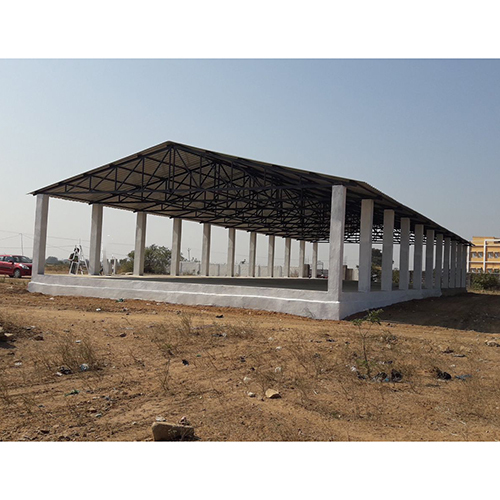 Function Hall Shed - Color: Silver