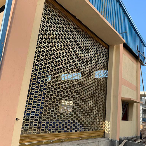 Biscuit Type Rolling Shutter - Color: Yellow