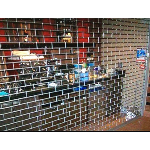 Grill Model Rolling Shutter - Color: Silver