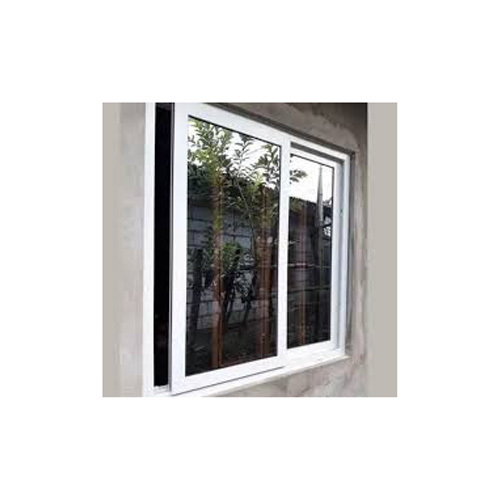 Upvc Sliding Window - Upvc Material, Customizable Size, Classic White Color | Color-coated Finish, Ideal For Cabinet Fittings