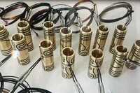 Mini Coil Brass Heater - Color: Silver