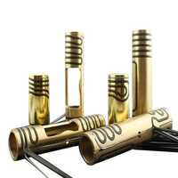 Hot Runner Brass Nozzle Heater - Color: Golden