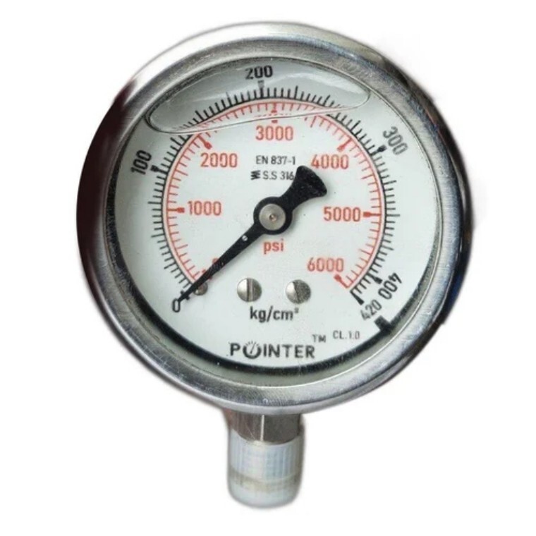 Pointer Hydraulic Pressure Gauge - Color: Customized