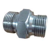 Stainless Steel Hose Nipple - 304 Grade, 2mm Thickness | Cnc Surface Finish, Customizable Color, Durable Design With Warranty