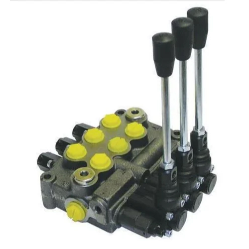 Hydraulic Mobile Control Valve - Color: Silver And Black