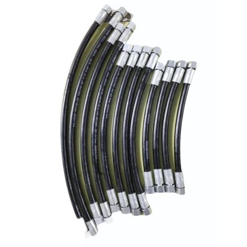 High Pressure Hydraulic Hose Pipe - Color: Black