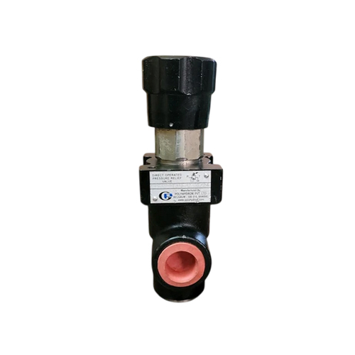 Direct Operated Pressure Relief Valve - Color: Black