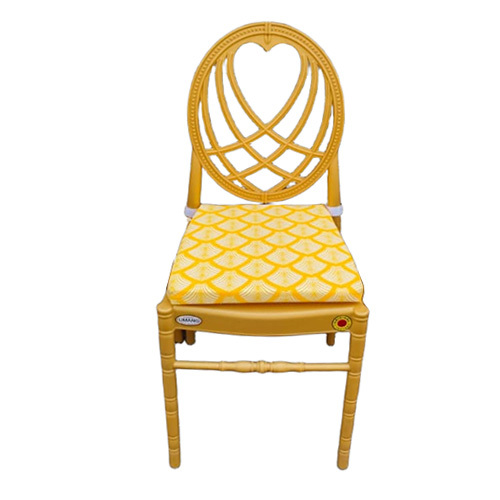 Wedding Banquet White Love Chiavari Pp Plastic Chair - Color: As Per Requirement
