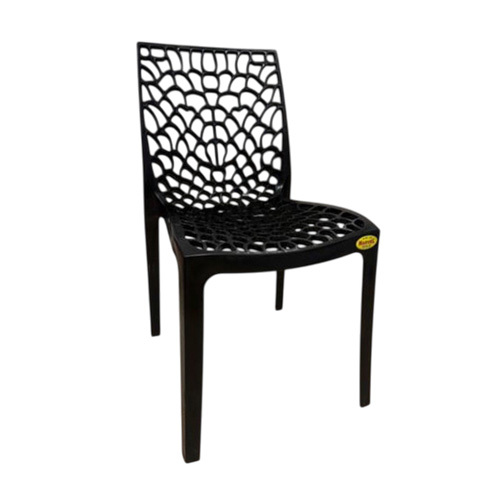 Black Plastic Dining Chair