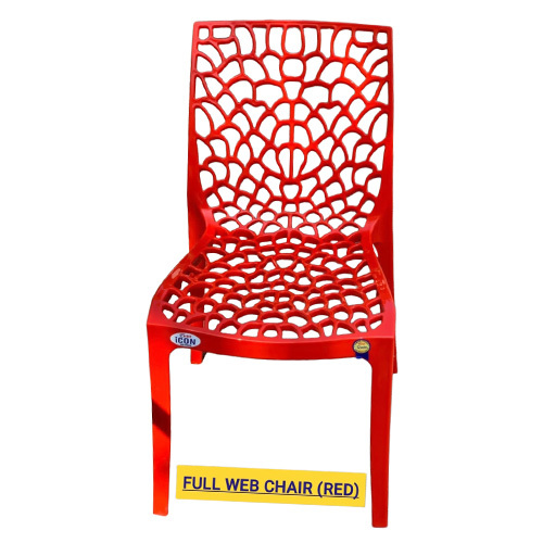 Red Full Web Chair