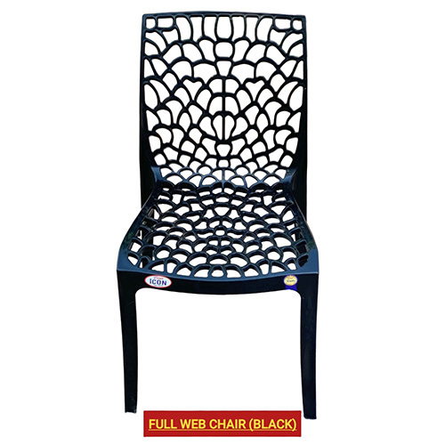 Black Full Web Chair