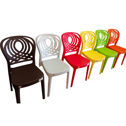 Stylish Plastic Armless Chair