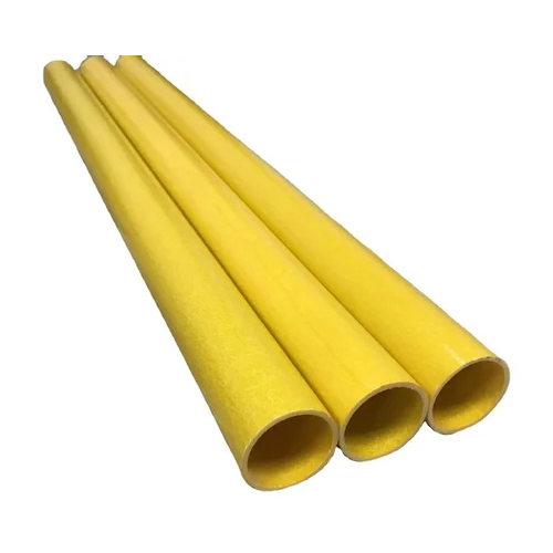 Frp Yellow Round Tube - Length: 1 Meter (M)