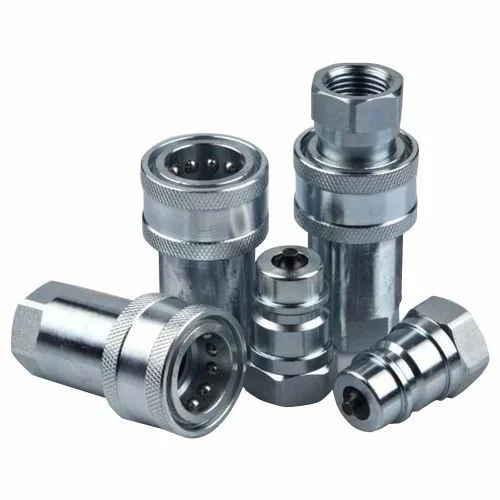 Hydraulic Hose Fitting Quick Release Coupling - Color: Silver