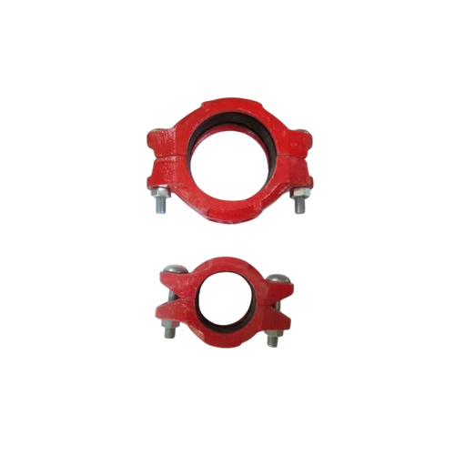 Two Piece Rigid Coupling - Color: Red