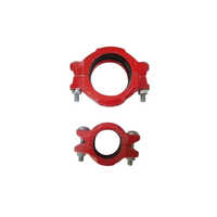 Two Piece Rigid Coupling - Color: Red