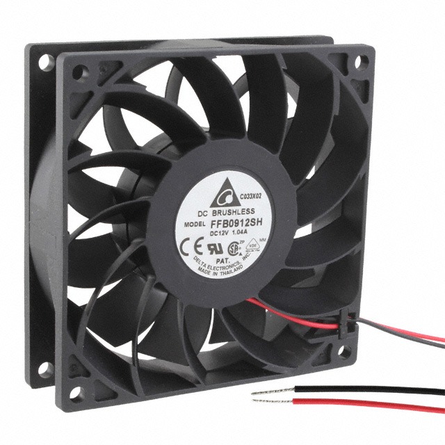 DELTA FFB0912SH Brand New Original FAN AXIAL 92X25.4MM 12VDC WIRE Cooling Fan