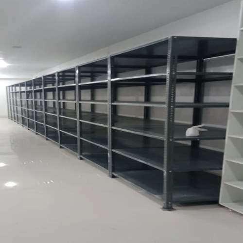 Industrial Storage Rack - Mild Steel, Standard Size | 500 Kg Capacity, Sleek Grey Finish for Warehouse Efficiency and Organization