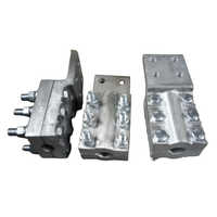 Isolator Clamp - Color: Silver