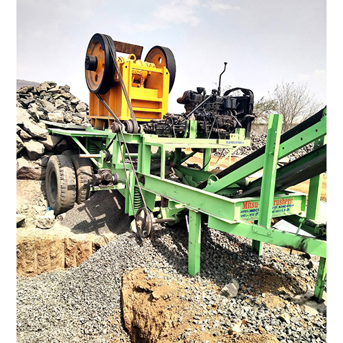Portable Stone Crusher with Screen 20-10inch